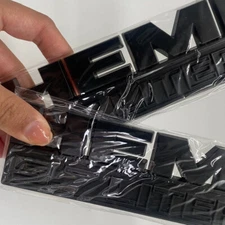All Black For RAM 1500 2500 3500 Hemi 5.7 LITER Fender Emblem Badges Nameplate