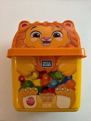 Fisher Price Mega Blocks First Builders Löwe 25 Teile Bausteine Neu