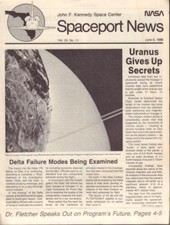 RARE JUNE 6,1989 NASA SPACEPORT NEWS OFFICIAL PUBLICATION VOL 25, NO.11 VG COND
