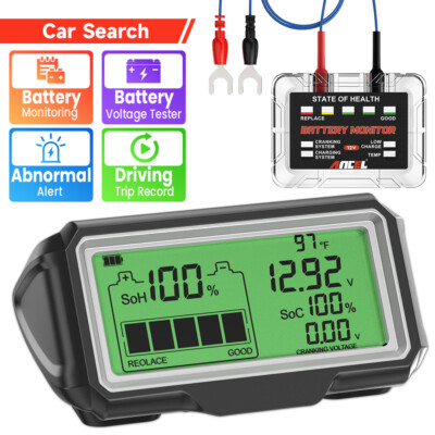 ANCEL BM200 PRO Battery Monitor 12V Battery Tester Load Health Analyzer Charging