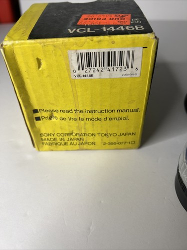 SONY TELE CONVERSION LENS X 1.4 VCL-1446B MADE IN JAPAN - Picture 6 of 16