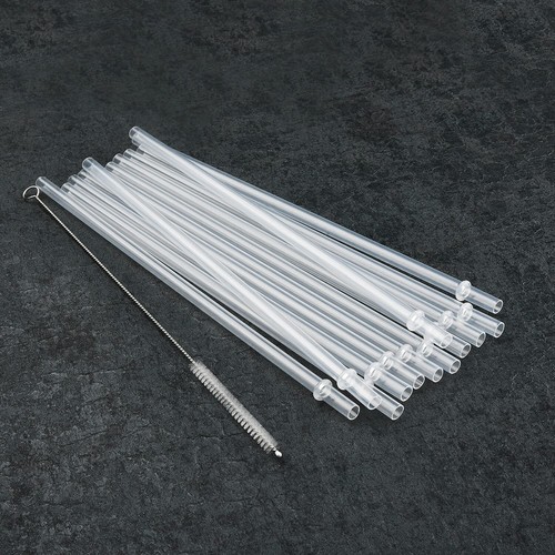 12 Pack 13 Inch Extra Long Silicone Straws Reusable Tumbler Drinking Straws - Picture 2 of 8