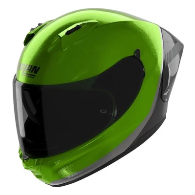 Casco De Moto Integral Nolan N60-6 Sport Pintura Especial 351 Verde/Negro Luc - Imagen 1 de 4