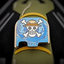 Titanium Glock back plate fits 43, 43X, 48  - Anime design OP-SH