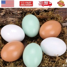 Wooden Fake Eggs-6Piece by