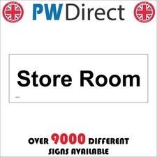 SIGN Store Room Door Plaque Storage Warehouse Factory Stock Locker GE670A