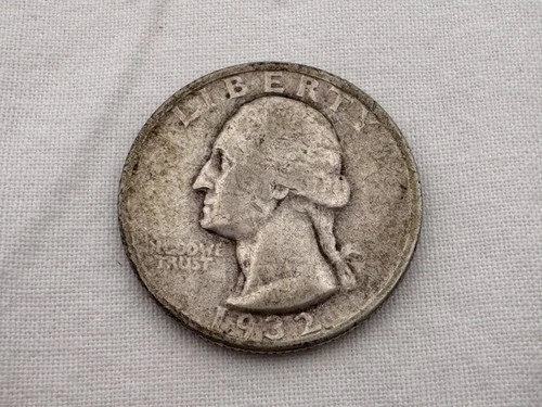 1932 P U.S. Washington Silver Quarter HT-1