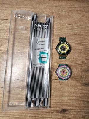   Swatch Scuba 200 MEROU SDK101 (1990) + 200 Sea Floor