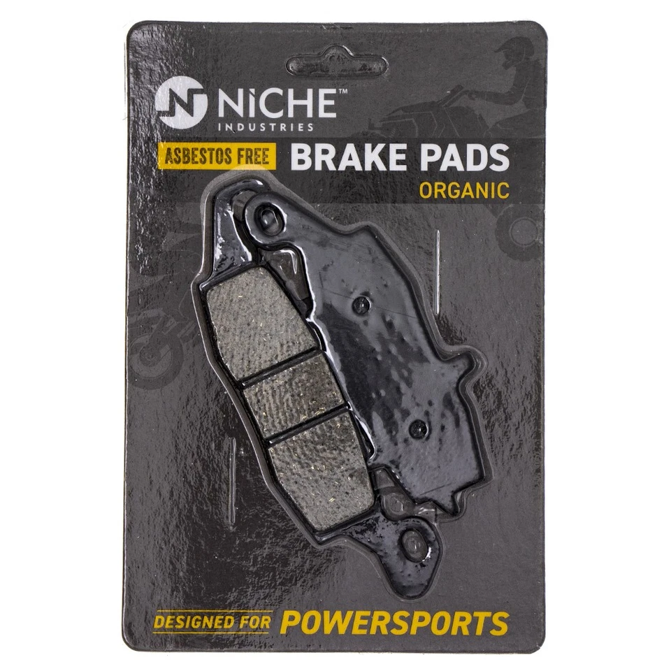 NICHE Brake Pad Set for Suzuki Katana 600 Kawasaki Vulcan Front Rear Organic - Image 3 of 4