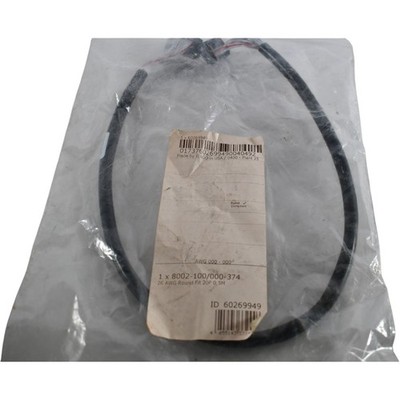 NEW WAGO 8002-100/000-374 Round Fit Connecting Cable 26 AWG 20P 0.5M