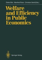 Dieter BöS (U. A.) | Welfare And Efficiency In Public Economics | Taschenbuch