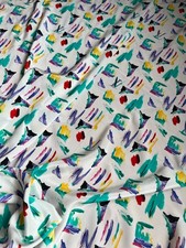 Authentic Top French designer luxury dress Fabric. Made in Italy