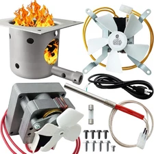 Kit motor sinfín ventilador encendido para parrilla pellets