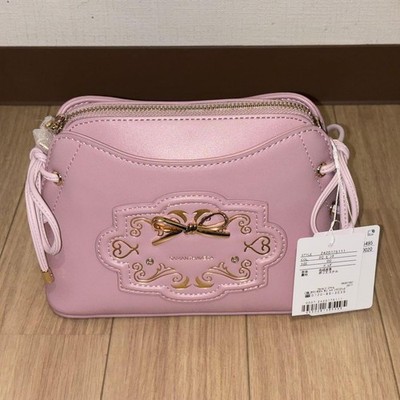 Samantha Vega Vintage Smooth Pink Synthetic Leather Shoulder Bag New