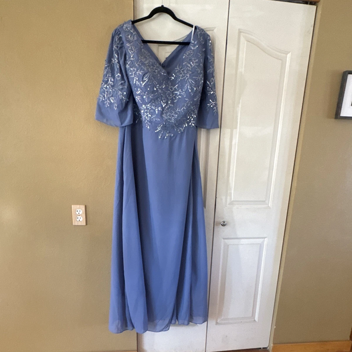blue dress ebay Long Dresses for Women for sale Royal blue Shoe Size:11.5 USA sleeve:long Sequin Mermaid Dress Sparkly