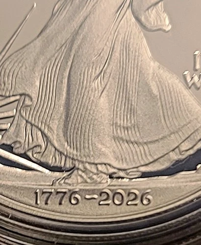 CAMEO!  1776 - 2026 W PROOF 1 Oz AMERICAN SILVER EAGLE 250th PRIVY US MINT w/OGP