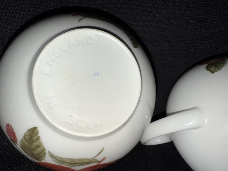 Johnson bros - Fruit Sampler , Small Milk Jug and Open Sugar Bowl ...