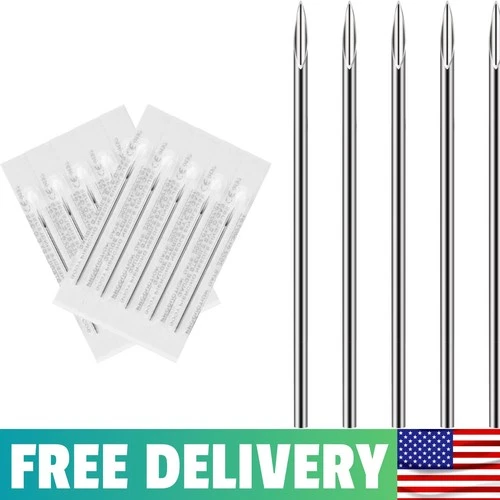 Professional Quality 14G Disposable Piercing Needles - 10pcs of Safety & Style - product listing photo