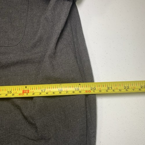 Patagonia Camicia Uomo Taglia Media Nero Grigio Flanella Leggera Cotone Biologico - Foto 6 di 8