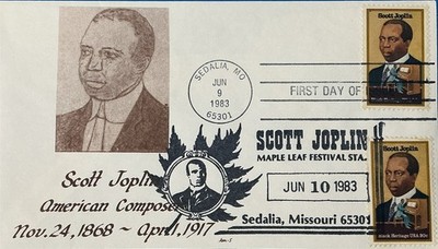 2044 Scott Joplin Maple Leaf Festival Sedalia Missouri American Composer 