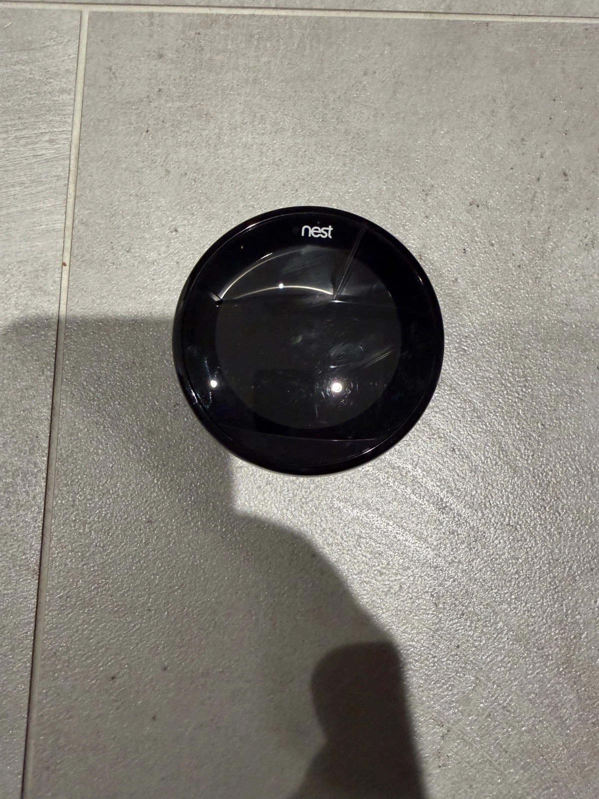 Google/Nest 3rd Gen Programmable Thermostat - Mirror Black