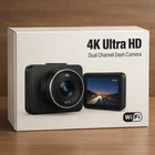 4K Ultra HD Dual Channel Dash Camera Front Rear 170 Wide Angle