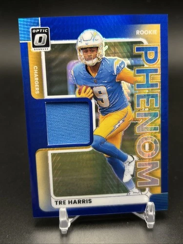 2025 Donruss Optic Tre Harris Blue Hyper (RAW)