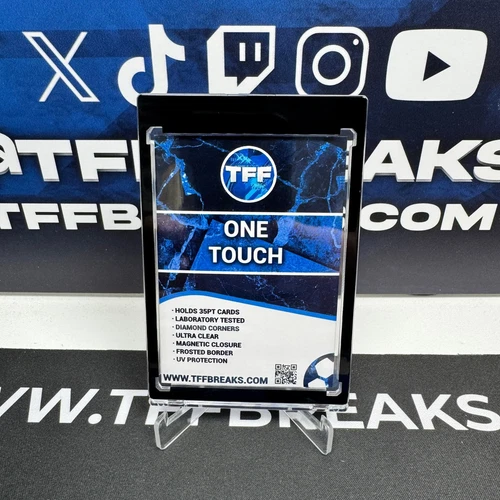 TFF BREAKS 35PT ONE TOUCH MAGNETIC CARD HOLDER BLACK BORDER