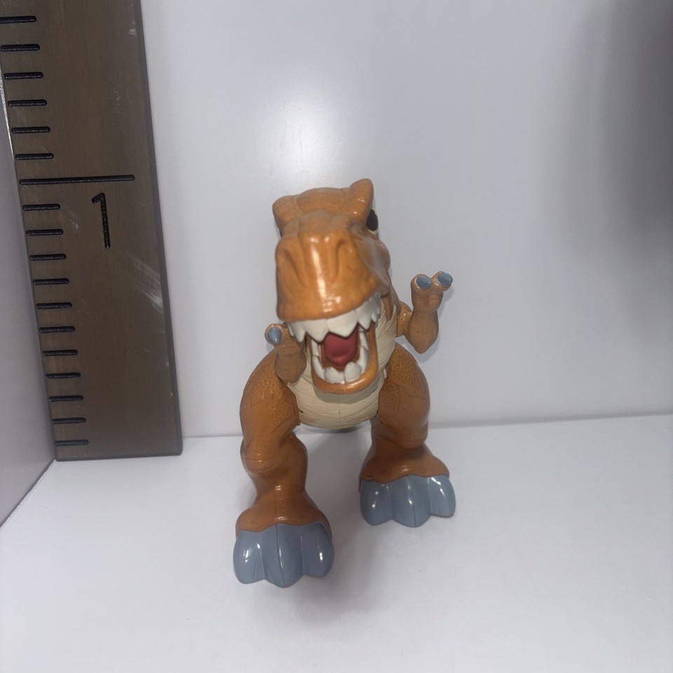 Fisher Price Mattel Large Brown T Rex Dinosaur Motion Roar Sounds 19