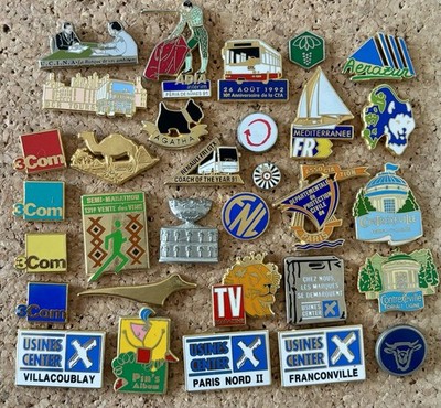 SELTENES SET MIT 31 PINS ARTHUS BERTRAND verschiedene Themen