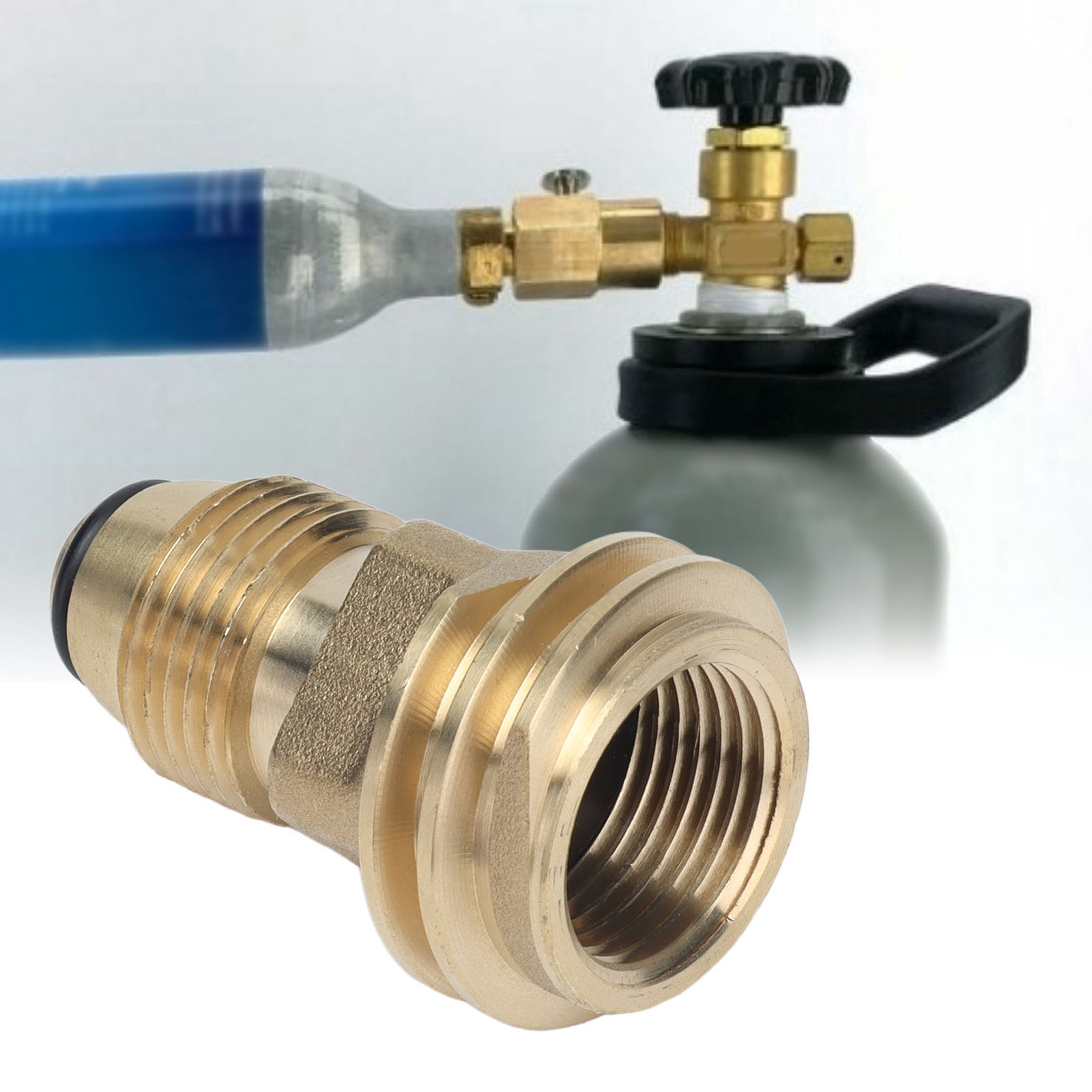 G1/2 Female Thread Tank Adapter Brass Airtight Connection Gas Furnace Co