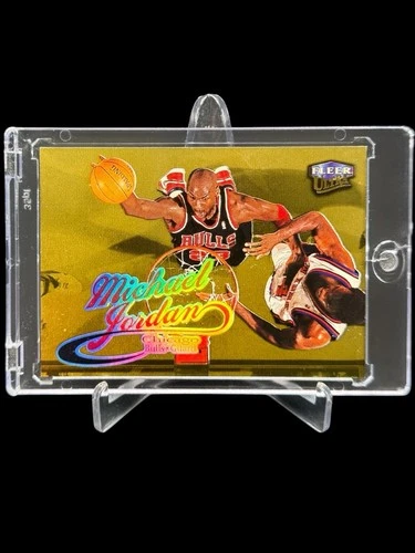 1998/99 Fleer Ultra MICHAEL JORDAN GOLD MEDALLION SSP VARIATION #85G🔥RARE🔥