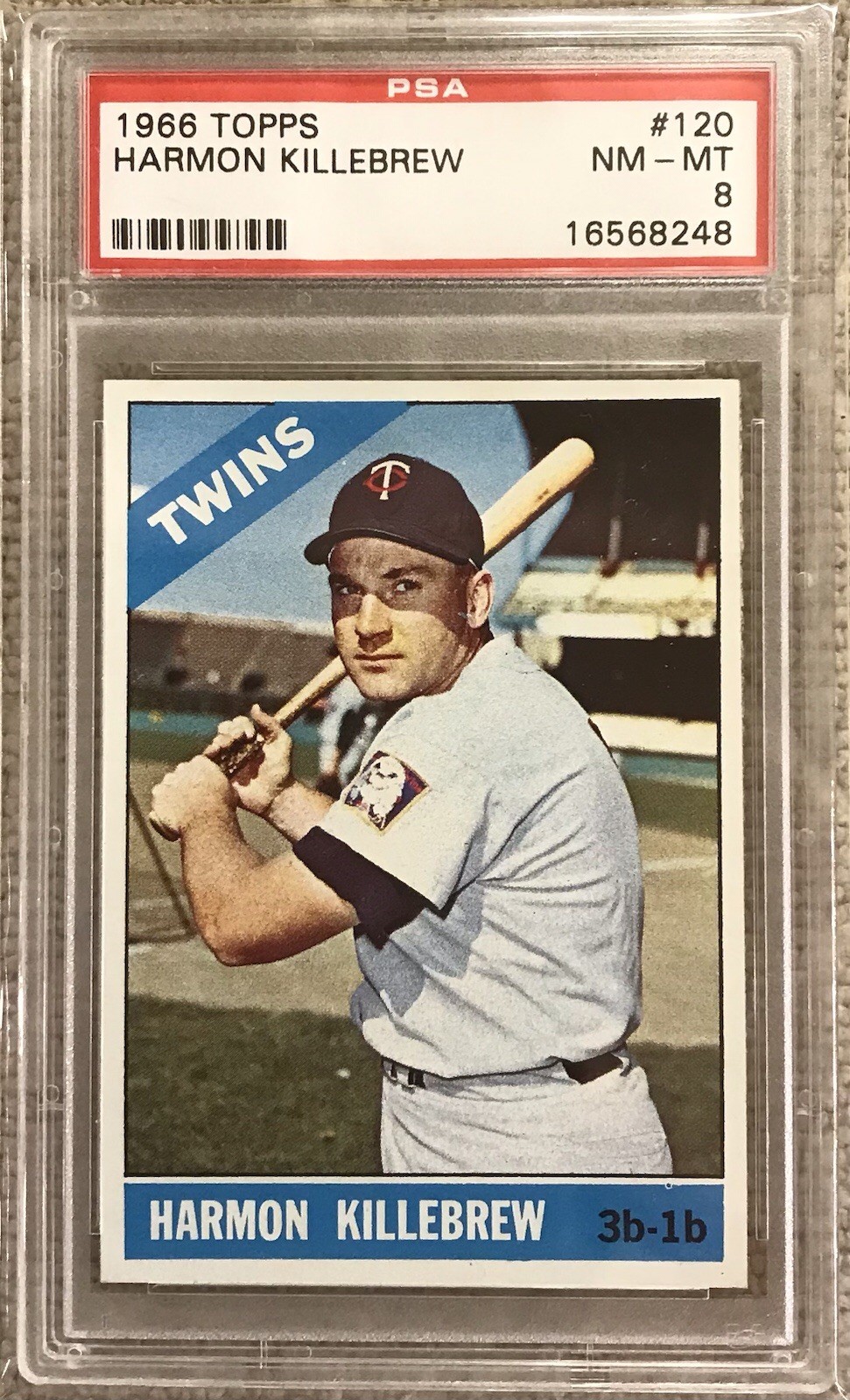1966 Topps Harmon Killebrew #120 PSA 8 NM-MT