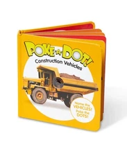 Melissa & Doug Poke-a-Dot: Construction Vehicles childrens learning book
