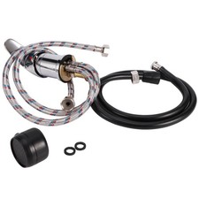 Zinc Alloy Salon Shampoo Bowl Faucet And Sprayer Kit With Hot Cold Mixer Hose
