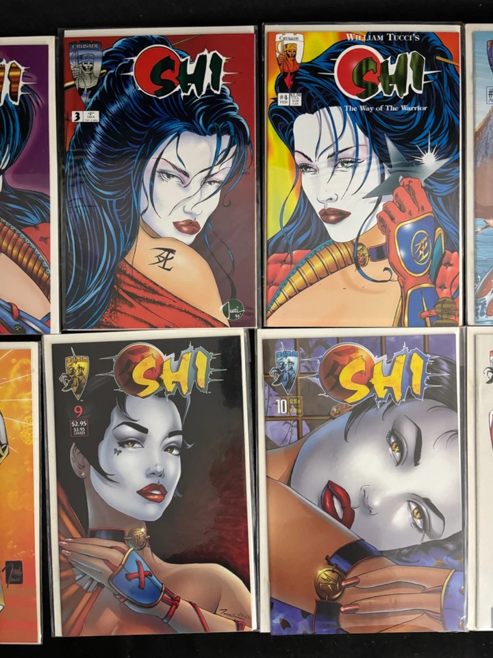 Shi Way Of The Warrior 1 - 12 (12 book series set) VF/NM - Crusade 1994 TUCCI - Image 3 of 4