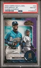 2022 Topps Gold Label #20 Ken Griffey Jr. Class 3 Purple /35 PSA 8