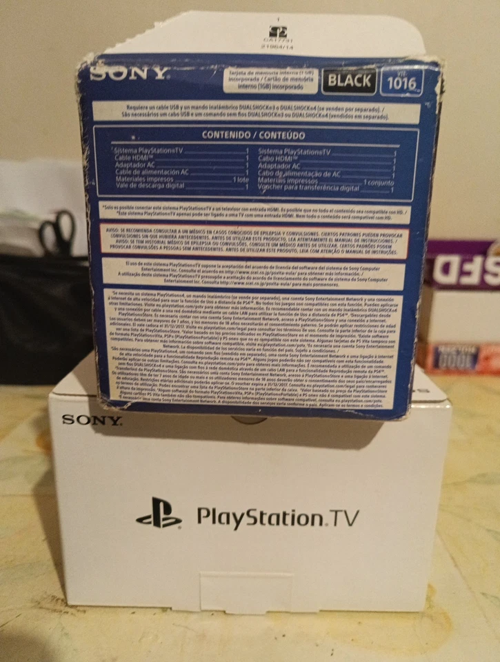 Sony Playstation TV (Ps Vita , Ps3 , Ps4 Probable Ps5) Avec Boîte , Notice , Pub, photo 2 sur 5