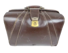 W•VTG RARE USBIA US GOVERNMENT MILITARY ISSUED LEATHER BRIEFCASE WITH Key 1960’s