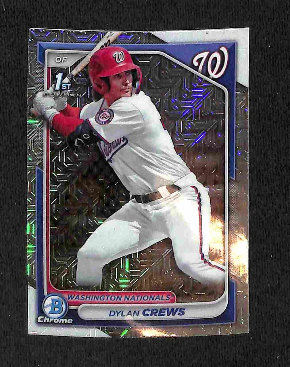 2024 Bowman Mega Box Chrome Dylan Crews Mojo Refractor #BCP-23