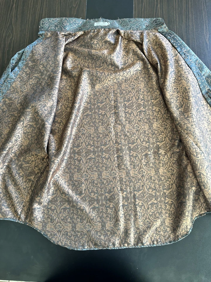 Camisa de vestir Angelino para hombre 3XL floral cachemir manga larga Foto 4 de 4