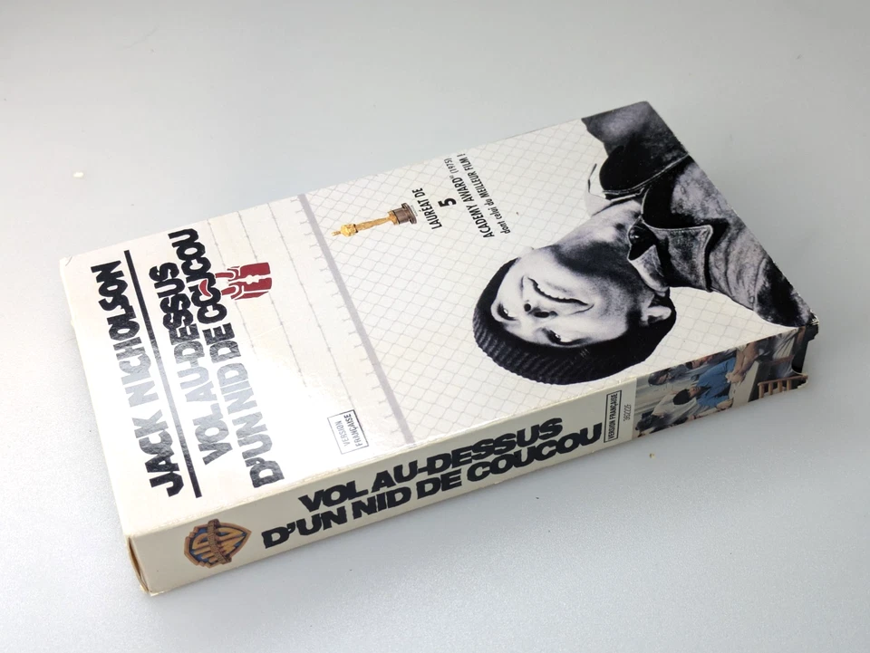 Vol Au-dessus d'un nid de coucou (1975)VHS TAPE - FRENCH - TESTED Jack Nicholson - Image 4 of 4