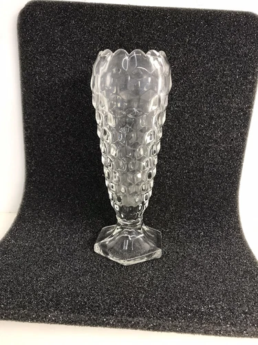 Fostoria American Cupped Rim Bud Flower Vase Clear 6-1/4"