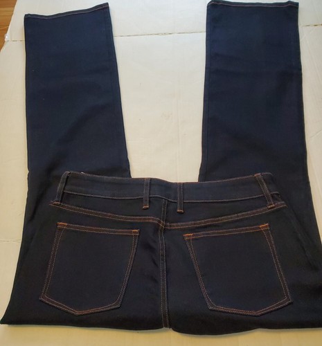 Women boot cut Jeans 29 (32x 33.5) STRETCH Curvy Below Waist Dark wash Nwt - Picture 7 of 12