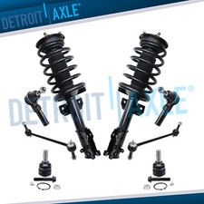 Front Struts Sway Bars Outer Tierods Suspension Kit For 2005 - 2010 Ford Mustang