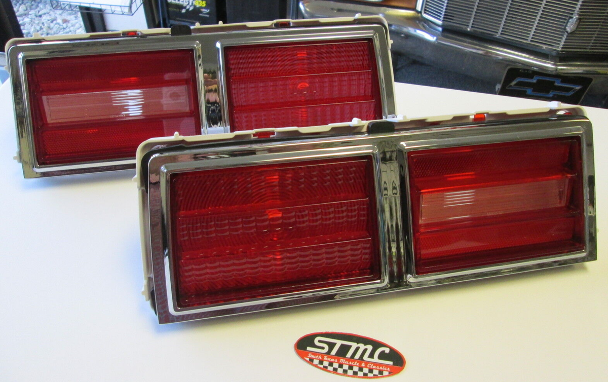 1975-1979 Nova Tail Light Tail Lamp Assembly Pair 75 76 77 78 79