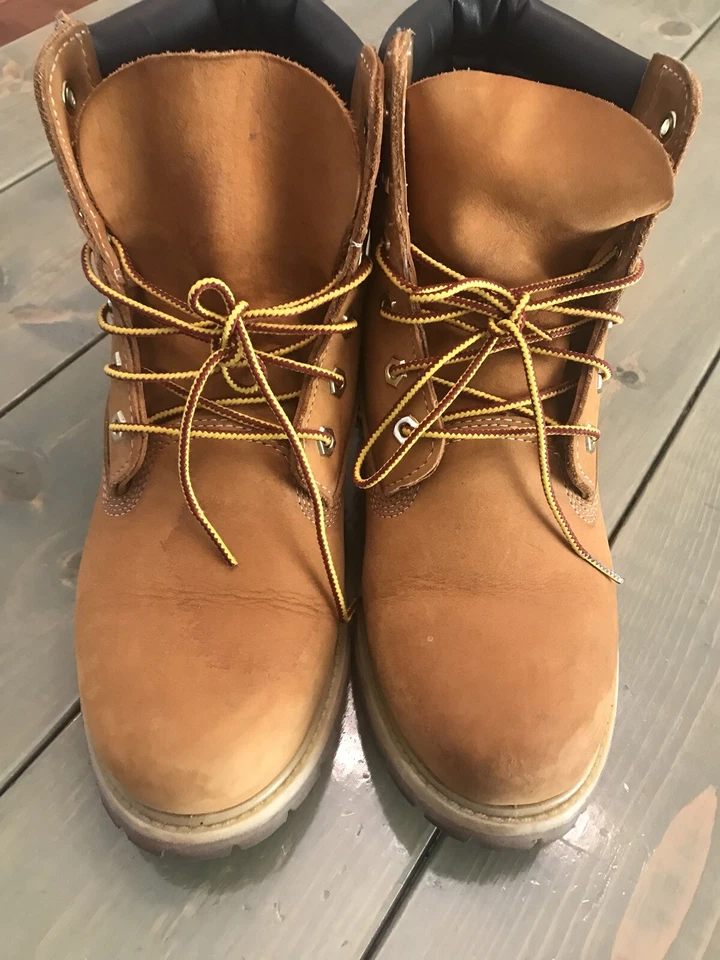 Timberland Mujeres 6 Pulgadas Impermeable 9.5M Doble Suela Acolchado Cuello Bota 42687 Foto 3 de 4