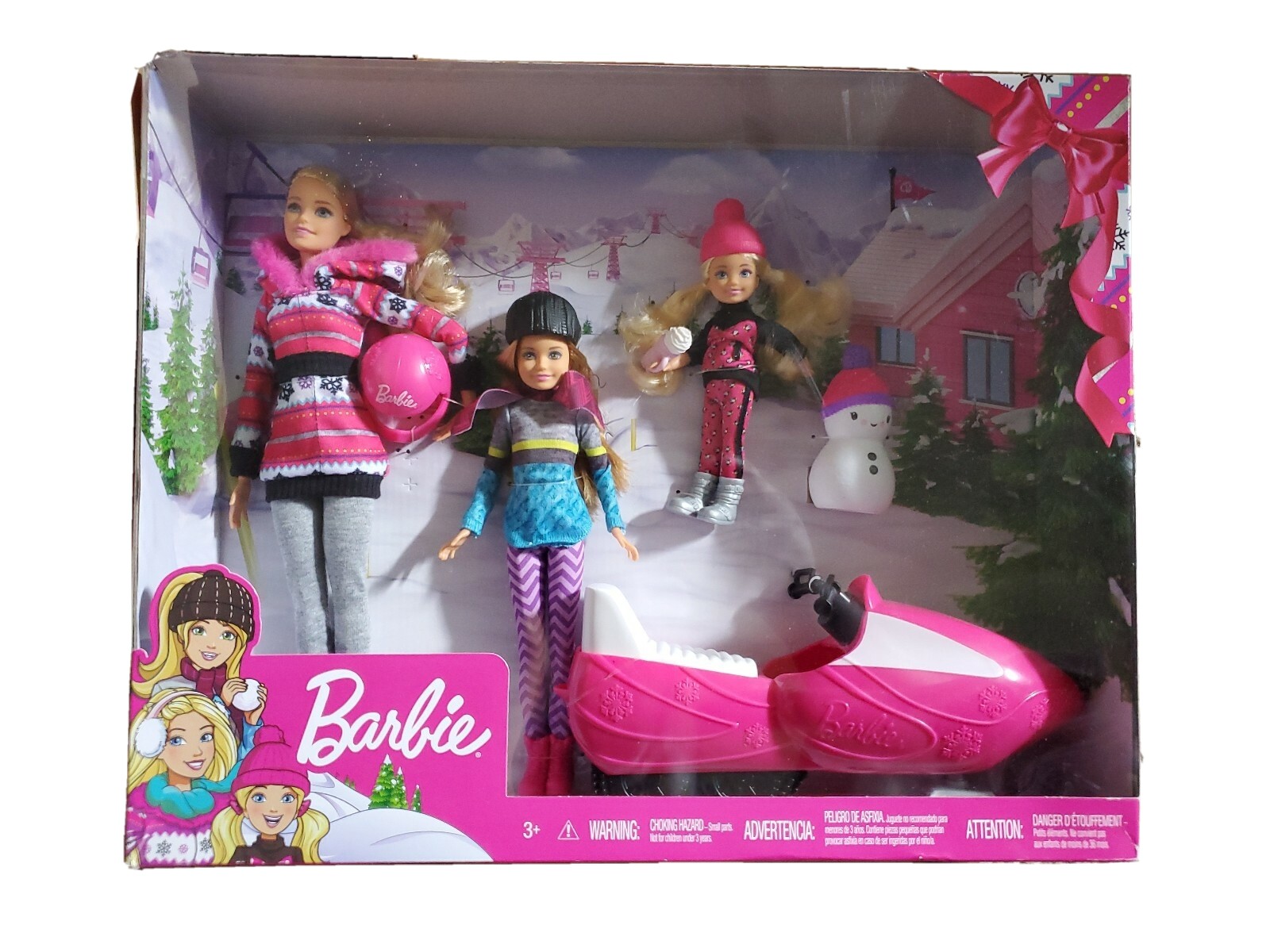 barbie sisters snow fun gift set