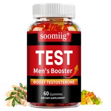 Natural Testosteron Booster for Men, Build Muscle, Testosteron Gummies