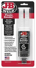 J-B Weld 50139 Plastic Bonder Body Panel Adhesive and Gap Filler Syringe - Dries